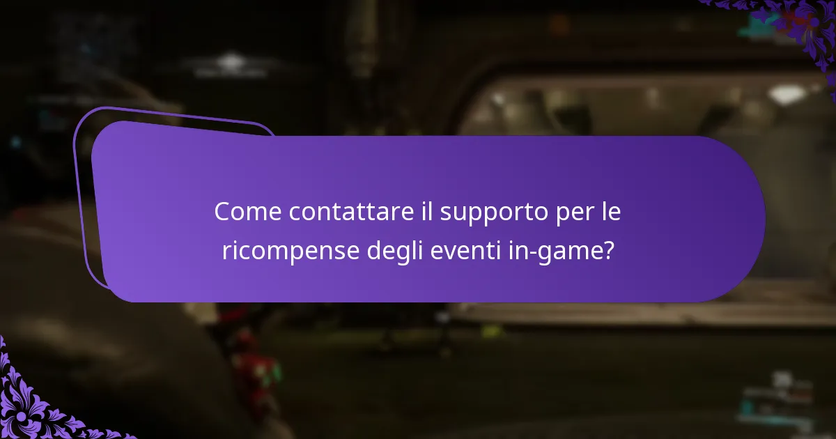 Come posso risolvere i problemi con le mie richieste di ricompense per eventi in-game?