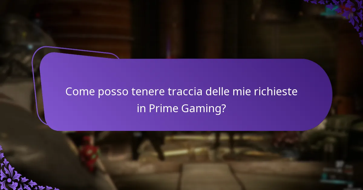 Come gestisco il mio account Prime Gaming?