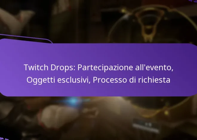 Twitch Drops: Partecipazione all’evento, Oggetti esclusivi, Processo di richiesta