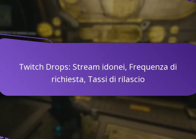 Twitch Drops: Stream idonei, Frequenza di richiesta, Tassi di rilascio